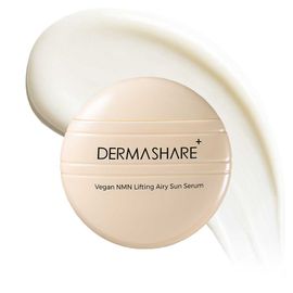DERMASHARE Vegan NMN Lifting Airy Sun Serum SPF50+ PA++++ Anti-Aging Hydrating UV Protection 55ml _ Made in Korea